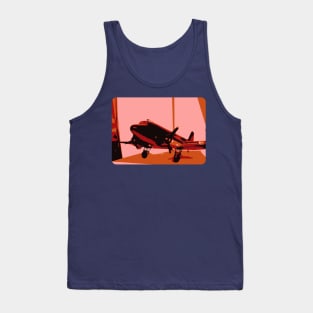 DC 3 Dakota Airplane Tank Top